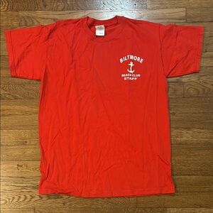 Biltmore Beach Club Staff GUARD T-Shirt, Unisex Medium, Great Condition!